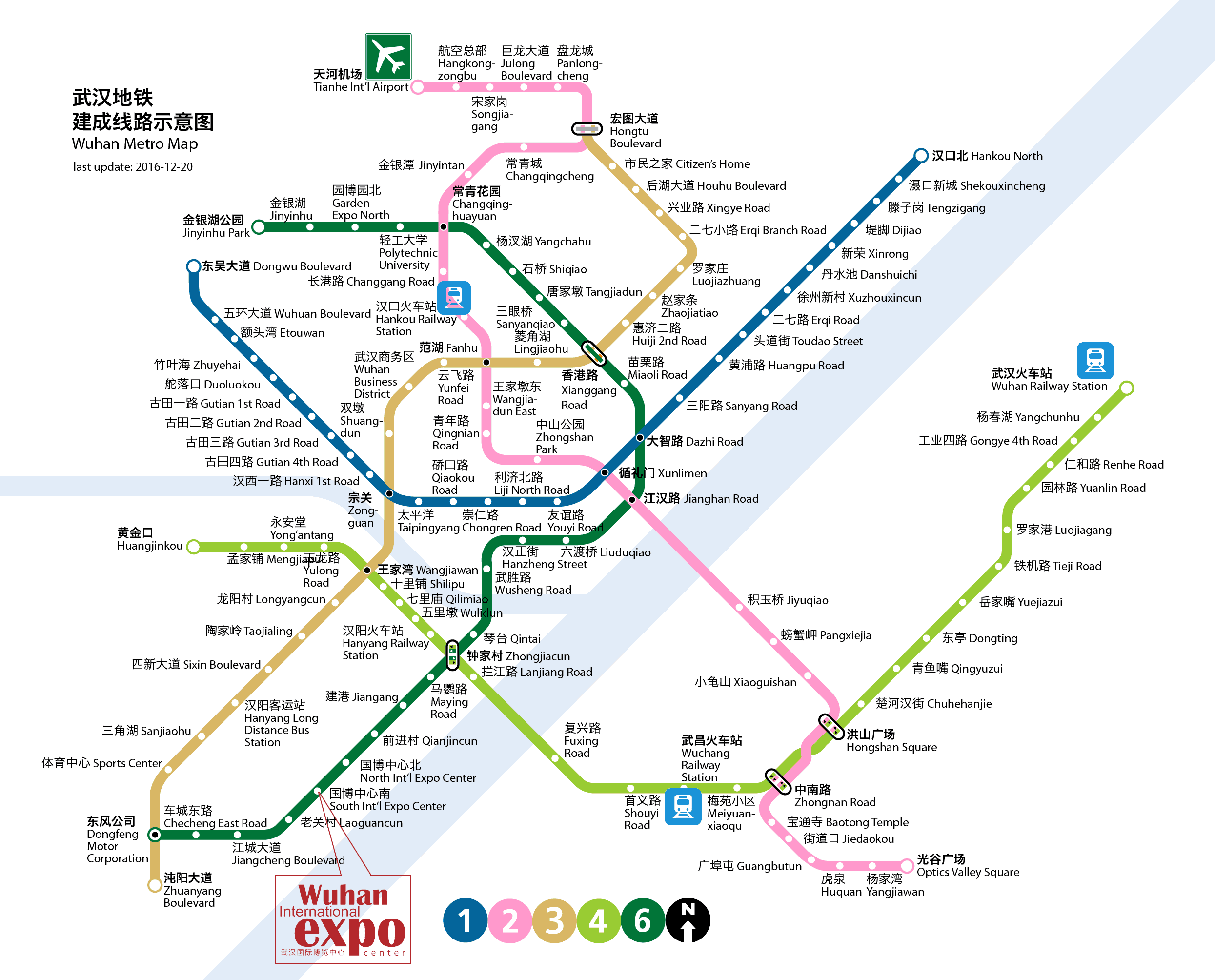 武汉轨道交通线路图（2024 / 运营版） - 知乎